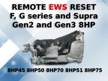 F and G series 8HP Remote EWS Reset Service